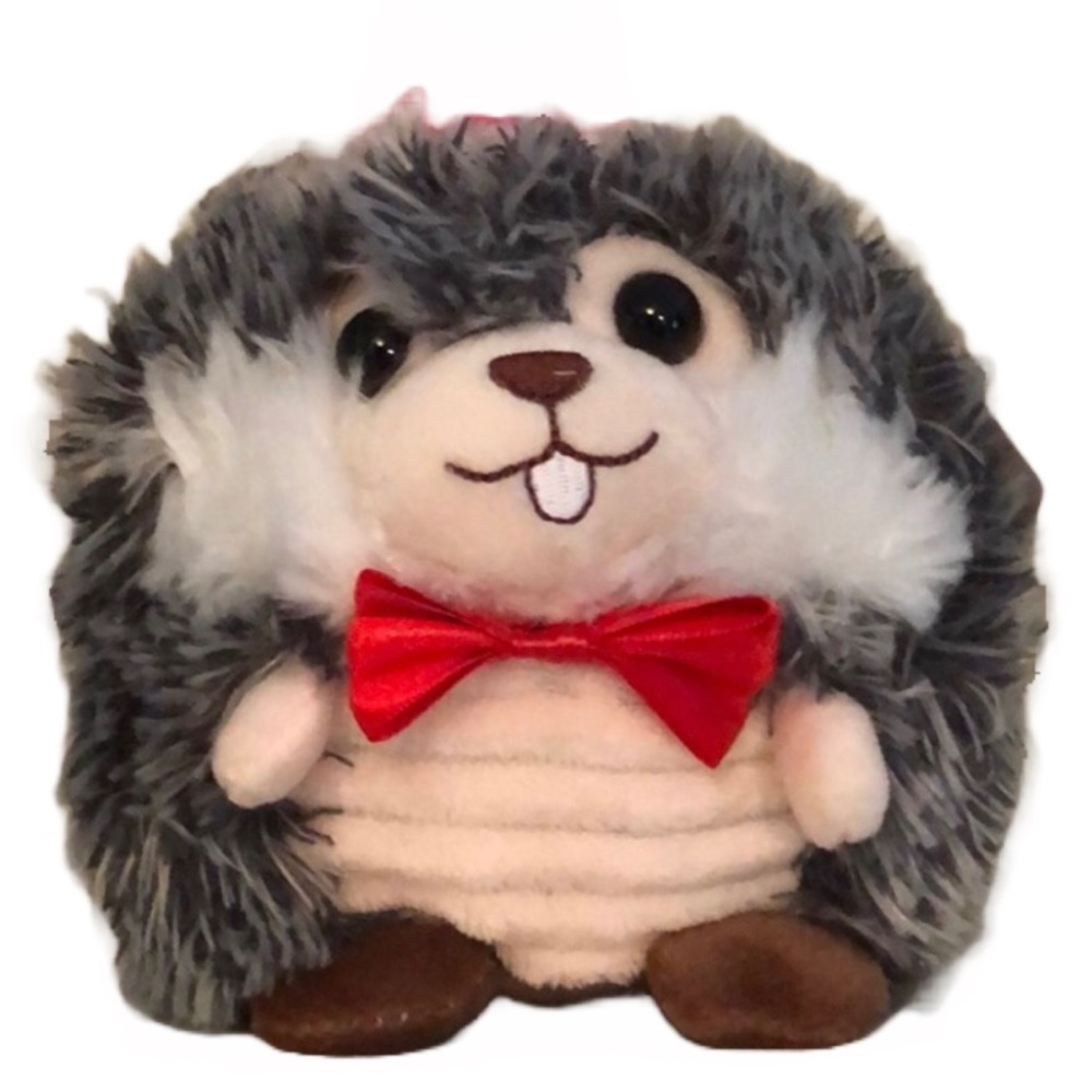 NWT KIDS SMART LIVING STUFFED ANIMAL - XMAS HEDGEHOG PLUSH - 5.5”